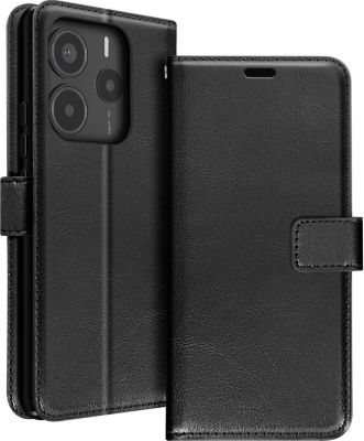 Etui MAYAXESS Redmi Note 14 5G Portefeuille Noir