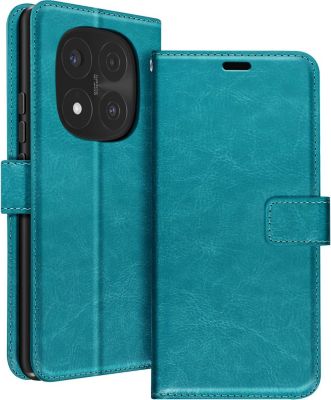 Etui MAYAXESS Redmi Note 14 Pro Portefeuille Turquoise Etui MAYAXESS Redmi Note 14 Pro Portefeuille Turquoise