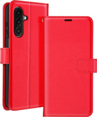 Etui MAYAXESS Samsung Galaxy A26 Portefeuille Rouge