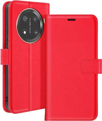 Etui MAYAXESS Honor Magic 7 Lite Porte-carte Rouge
