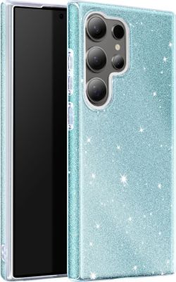 Coque AVIZAR Samsung S24 Ultra Paillette Bleu
