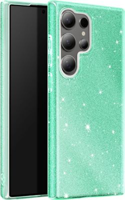 Coque AVIZAR Samsung S24 Ultra Paillette Vert