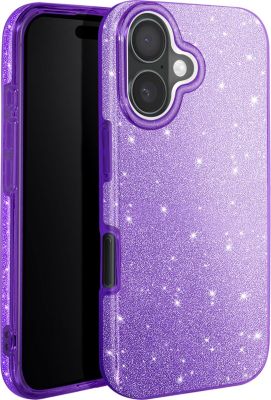 Coque AVIZAR Paillettes iPhone 16 Plus Violet Coque AVIZAR Paillettes iPhone 16 Plus Violet