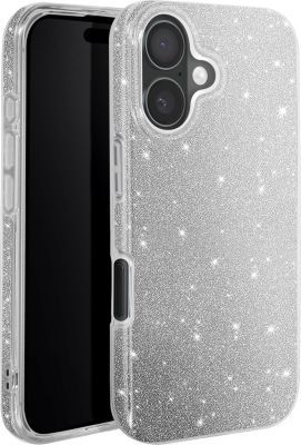 Coque AVIZAR Paillettes iPhone 16 Plus Argent