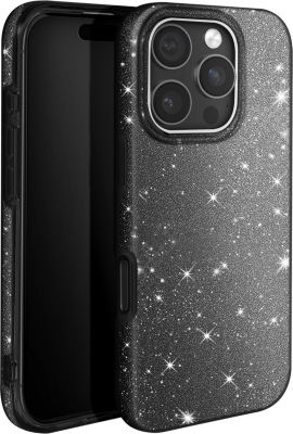 Coque AVIZAR Paillettes iPhone 16 Pro Max Noir