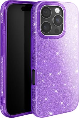 Coque AVIZAR Paillettes iPhone 16 Pro Max Violet Coque AVIZAR Paillettes iPhone 16 Pro Max Violet