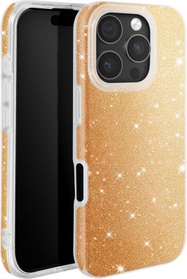 Coque AVIZAR Paillettes iPhone 16 Pro Max Or