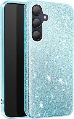 Coque AVIZAR Samsung A35 Paillette Bleu