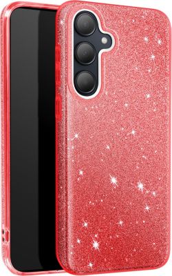 Coque AVIZAR Samsung A35 Paillette Rouge