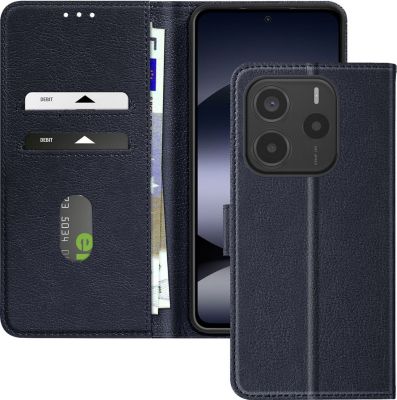 Etui AVIZAR Redmi Note 14 5G Portefeuille Bleu Nuit