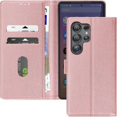 Etui AVIZAR Samsung S25 Ultra Portefeuille Rose Gold
