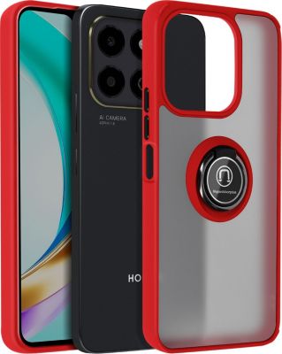 Coque AVIZAR Bague Honor X6b Support Rouge Givré
