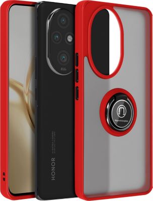 Coque AVIZAR Bague Honor 200 Pro Support Rouge Givré Coque AVIZAR Bague Honor 200 Pro Support Rouge Givré