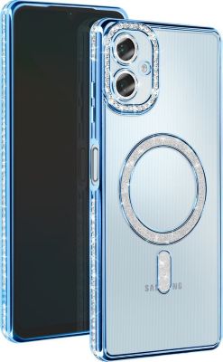 Coque AVIZAR Diamant Samsung A06 MagSafe Bleu Saphir