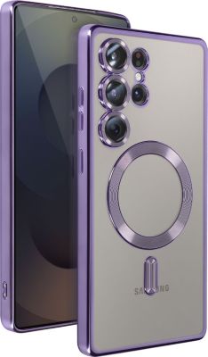 Coque AVIZAR MagSafe Samsung S25 Ultra Chromé Violet