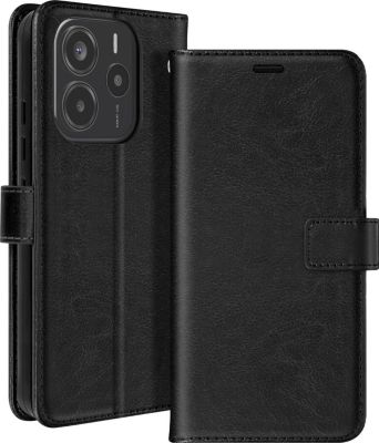 Etui MAYAXESS Redmi Note 14 4G Portefeuille Noir