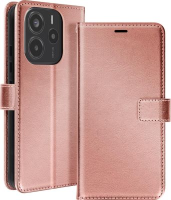 Etui MAYAXESS Redmi Note 14 4G Portefeuille Rose Gold Etui MAYAXESS Redmi Note 14 4G Portefeuille Rose Gold