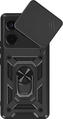 Coque MAYAXESS Xiaomi Redmi Note 14 4G Bague Noir