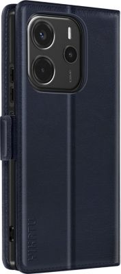 Etui AVIZAR Redmi Note 14 4G Portefeuille Bleu Nuit