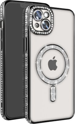 Coque AVIZAR Diamant iPhone 14 Plus MagSafe Noir