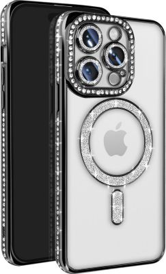 Coque AVIZAR Diamant iPhone 14 Pro MagSafe Noir