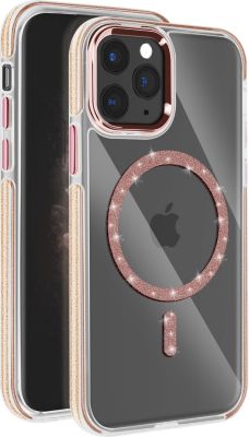 Coque AVIZAR iPhone 11 Pro Max Paillettes Rose Gold Coque AVIZAR iPhone 11 Pro Max Paillettes Rose Gold
