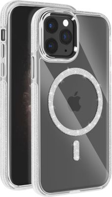 Coque AVIZAR iPhone 11 Pro Max Paillettes Argent