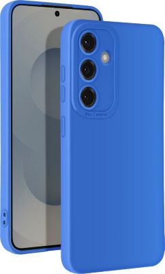 Coque AVIZAR Samsung S25 Plus Silicone Souple Bleu