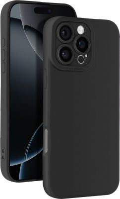 Coque AVIZAR iPhone 16 Pro Max Silicone Lisse Noir