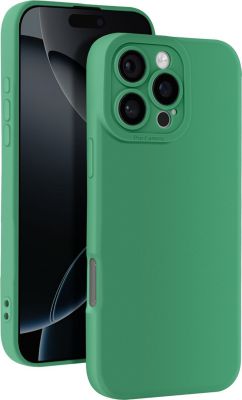 Coque AVIZAR iPhone 16 Pro Silicone Lisse Vert