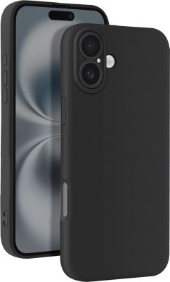 Coque AVIZAR iPhone 16 Plus Silicone Lisse Noir
