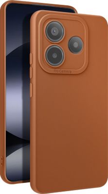 Coque AVIZAR Redmi Note 14 5G Silicone Souple Marron