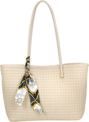 Sac bandoulière GALLANTRY Femme à Motif Tressé avec Foulard Sac