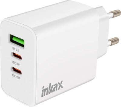 Chargeur INKAX Inkax Chargeur 2x USB-C Power Delivery 2