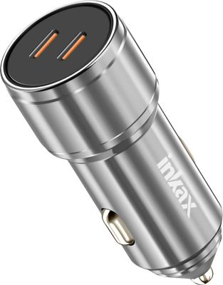 Chargeur allume cigare INKAX Inkax Chargeur Allume Cigare 60W 2x USB-