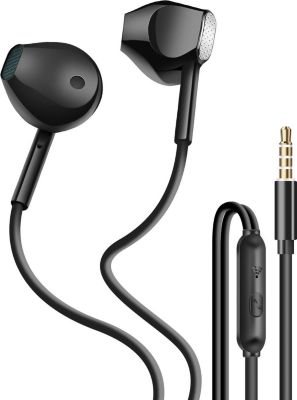 Ecouteurs INKAX Semi-intra-auriculaire Jack 3.5mm Noir