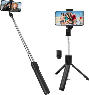 Perche à selfie LINQ Perche Selfie Sans fil Trépied Réglable