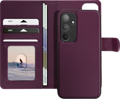 Etui MAYAXESS Samsung Galaxy A35 Coque Amovible Violet