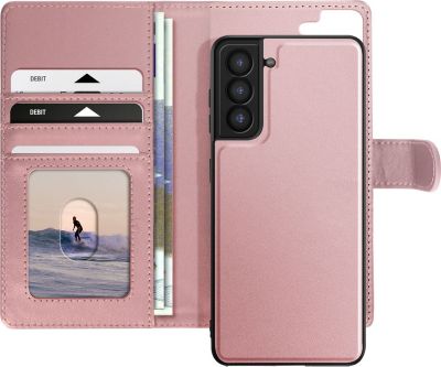 Etui MAYAXESS Galaxy S21 Coque Amovible Rose Gold