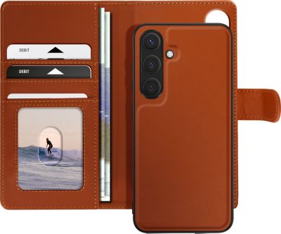 Etui MAYAXESS Samsung Galaxy S24 Coque Amovible Marron Etui MAYAXESS Samsung Galaxy S24 Coque Amovible Marron