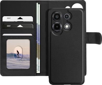 Etui MAYAXESS Redmi Note 13 4G Coque Amovible Noir