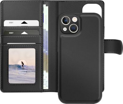 Etui MAYAXESS iPhone 14 Coque Amovible Noir
