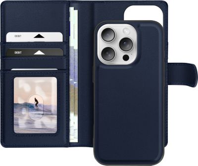 Etui MAYAXESS iPhone 16 Pro Coque Amovible Bleu Nuit