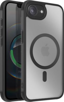 Coque AVIZAR MagSafe iPhone 16e Givré Noir