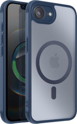 Coque AVIZAR MagSafe iPhone 16e Givré Bleu Nuit