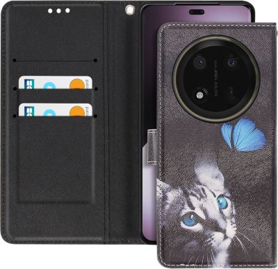 Etui AVIZAR Honor Magic 7 Lite Portefeuille Noir