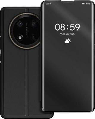 Etui AVIZAR Miroir Honor Magic 7 Lite Noir