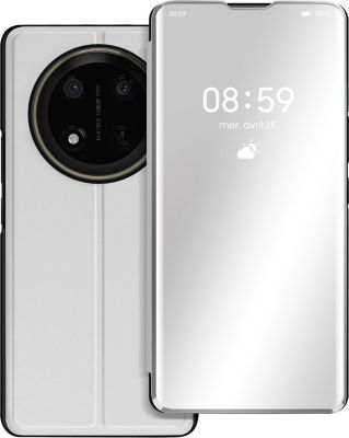 Etui AVIZAR Miroir Honor Magic 7 Lite Argent