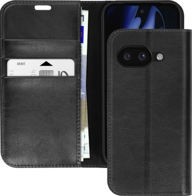 Etui AVIZAR Cuir Google Pixel 9a Portefeuille Noir