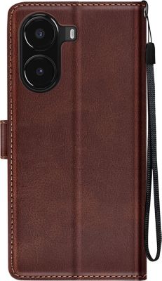 Etui AVIZAR Dragonne Xiaomi Poco X7 Pro Marron Foncé